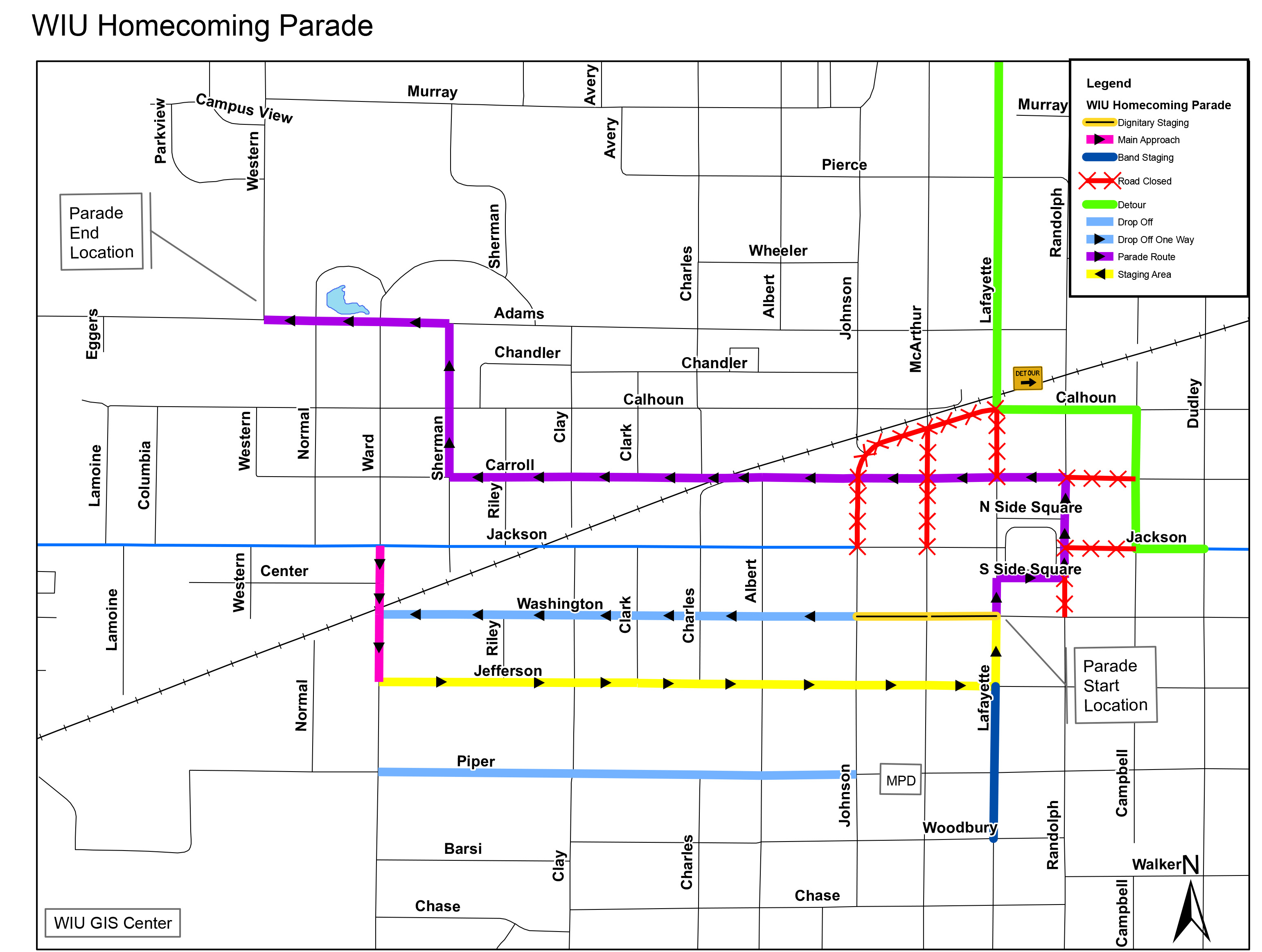 Parade Route WIU